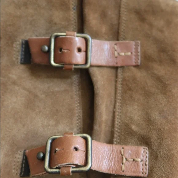 Clarks women’s Brown suede Leather Boots - Picture 4 of 8